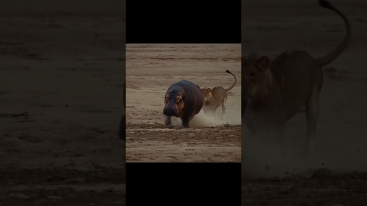 Baby Hippo Not Save Mother From Lions By info fact News