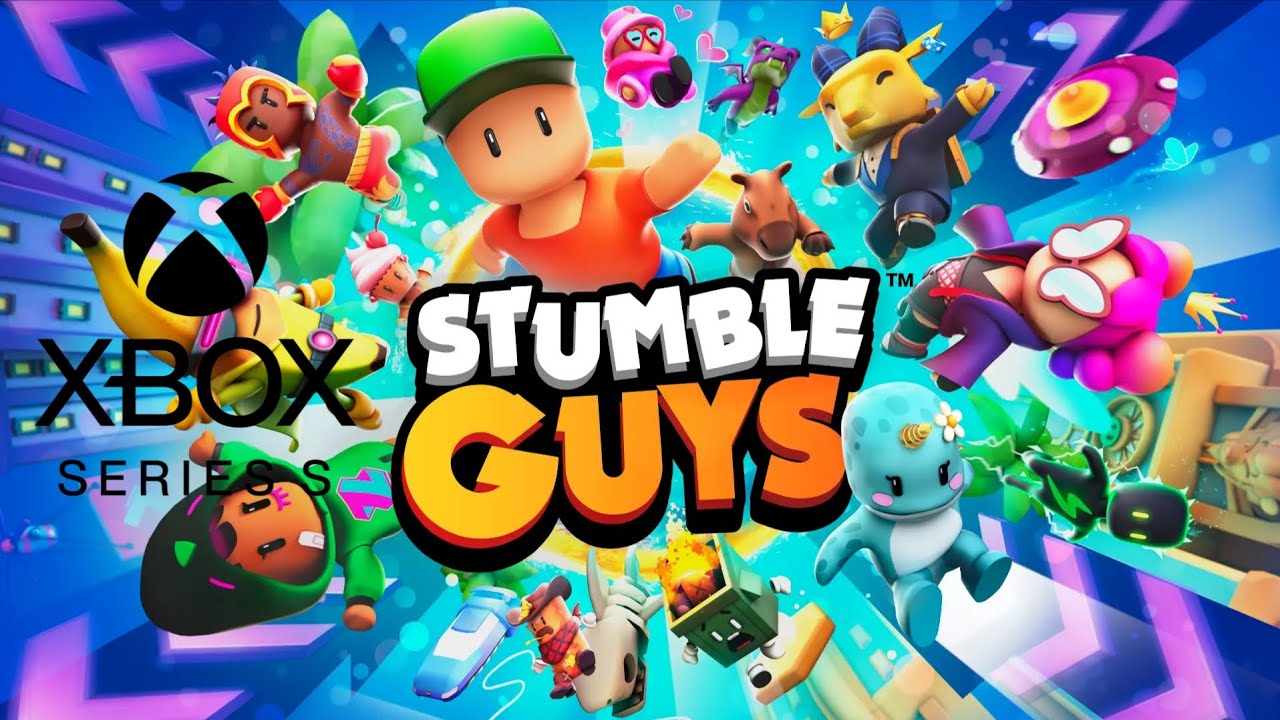 Playing stumble guys on xbox series s (very easy)
