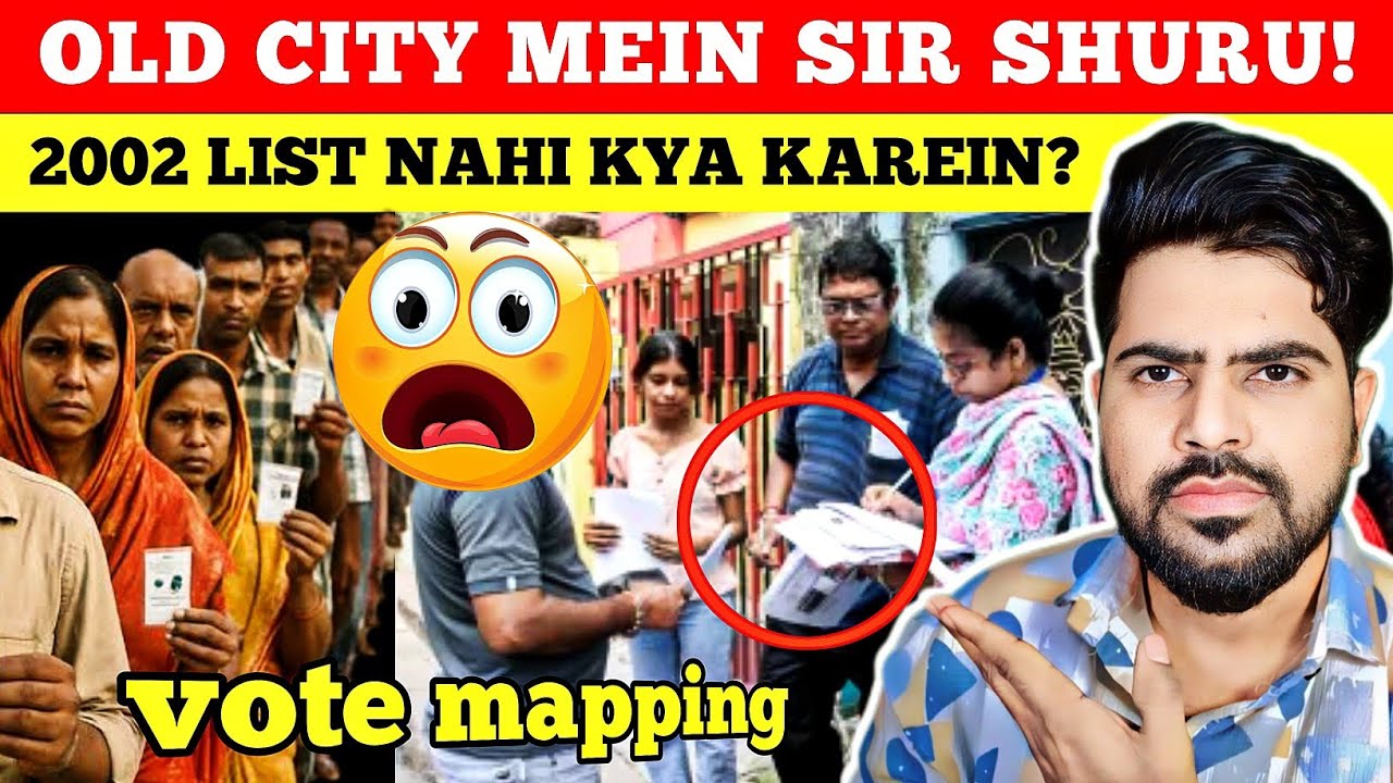 SIR Hyderabad Survey Started! Documents Required & Nana Nani Dada Dadi  Father Mother voot mapping