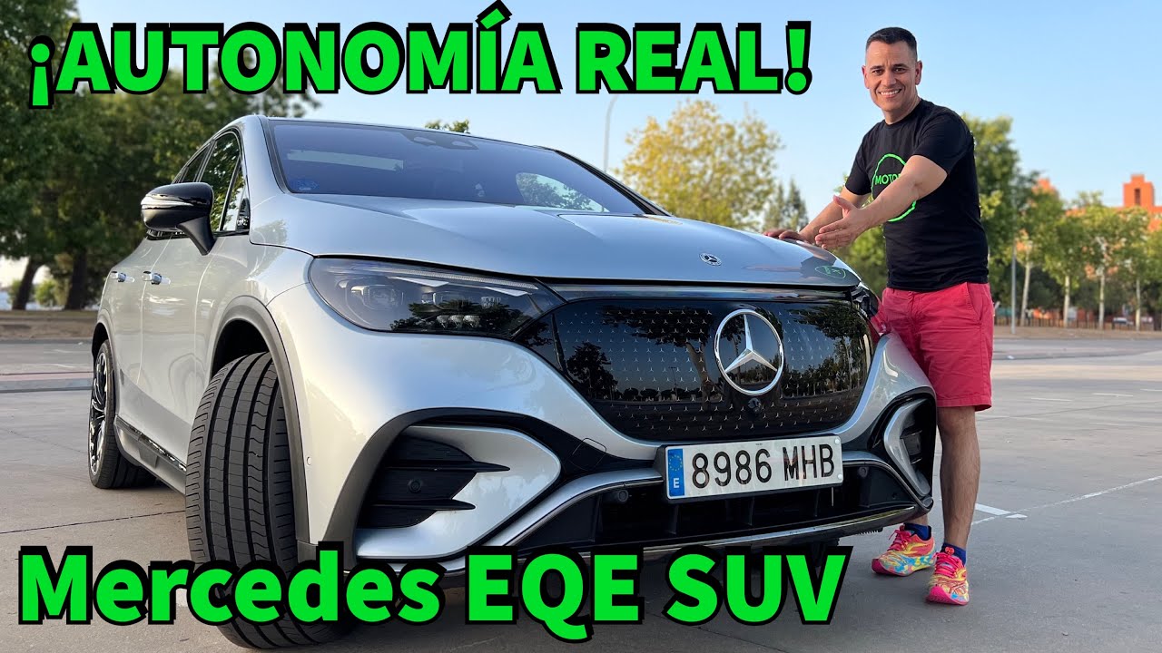 AUTONOMÍA REAL COCHE ELÉCTRICO MERCEDES EQE SUV 350 4Matic 2023 PRUEBA Y OPINIONES EN ESPAÑOL MOTORK