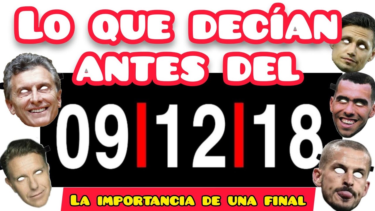 FINAL de MADRID todo lo que se dijo,y la importancia del partido