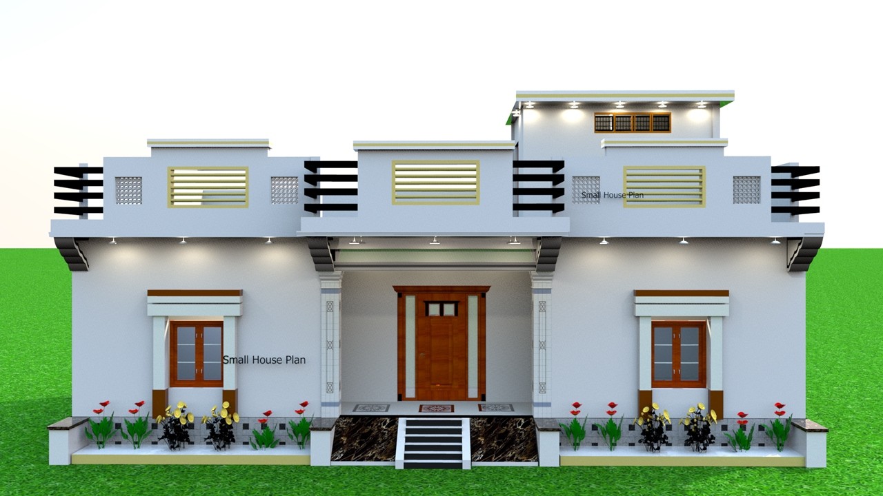 6 लाख में गाँव के लिए शानदार घर का डिजाईन | 40 *20 Feet 2 BHK House Plan Idea for Village