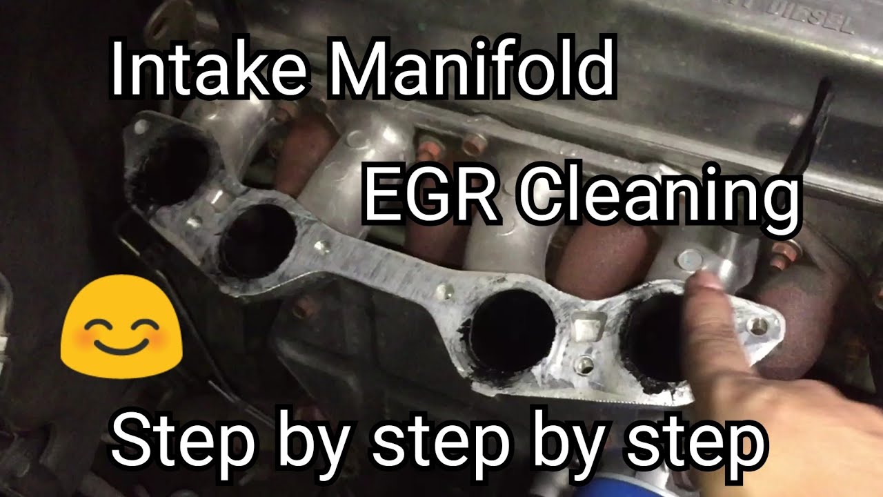 intake manifold and EGR cleaning. DIY