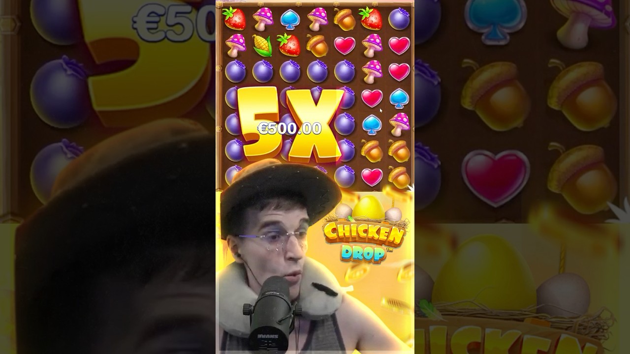 CHICKEN DROP SUPER BIG WIN 🔥🤑 ! CRAZYDOMME HIGHLIGHTS 