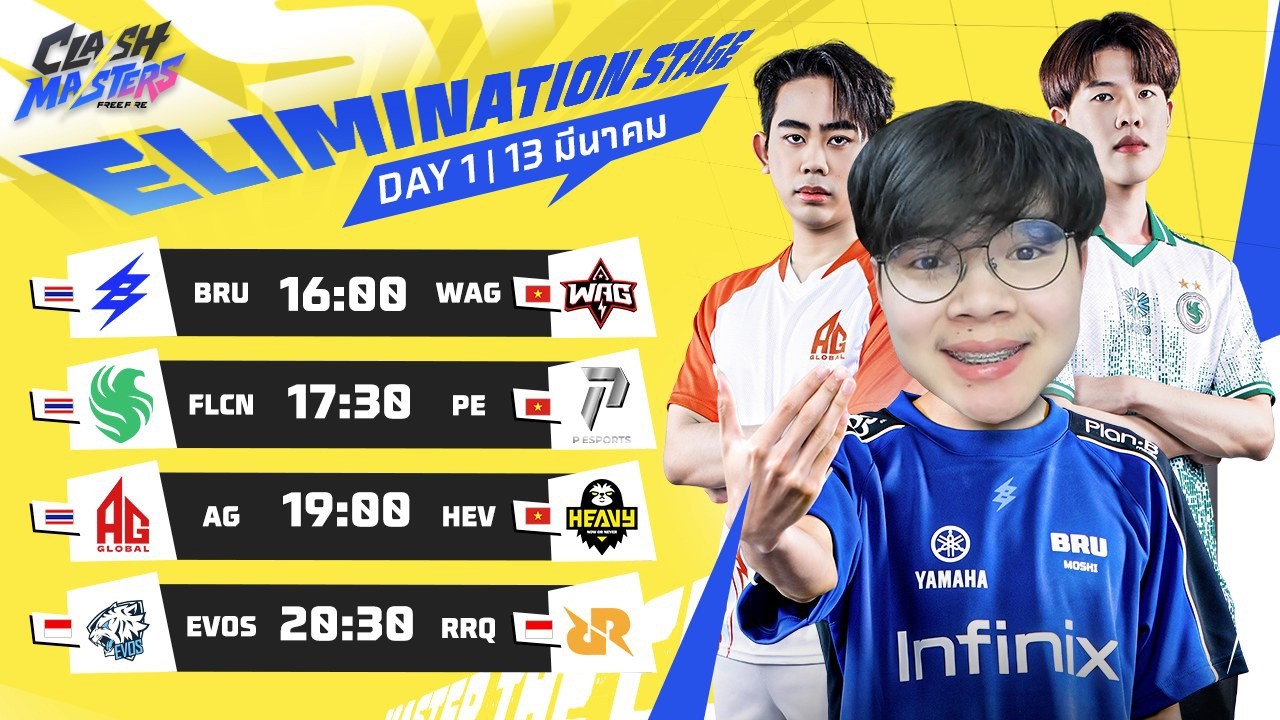 🔴 𝐋𝐈𝐕𝐄 วัน นี้ ดู แข่ง Clash Masters SEA 2026 Spring - Day 4