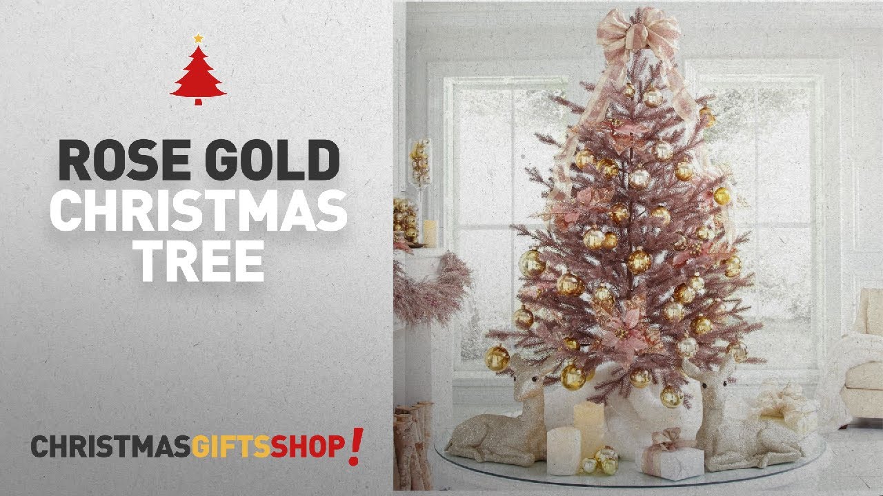 Most Popular Rose Gold Christmas Tree: Brylanehome 4' Rose Gold Christmas Tree (Rose Gold,0)