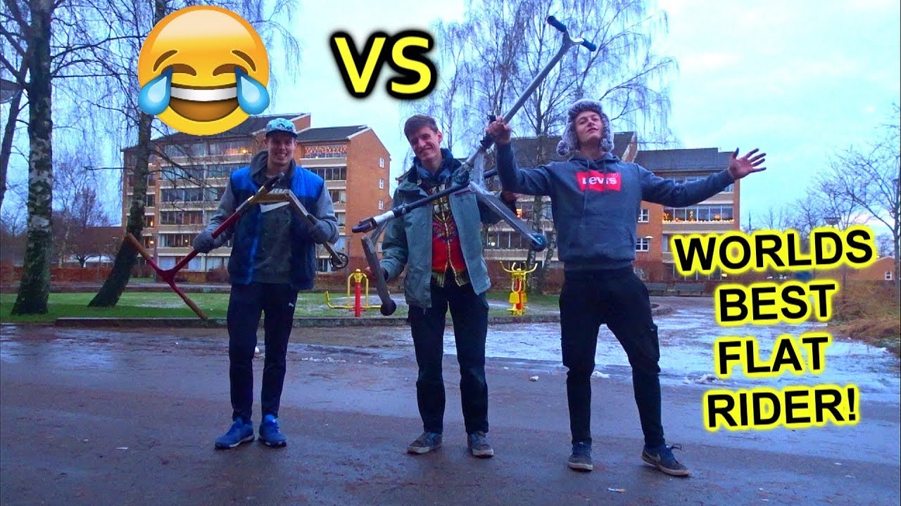 3 WAY GAME OF FLAT SCOOT! *INSANE*