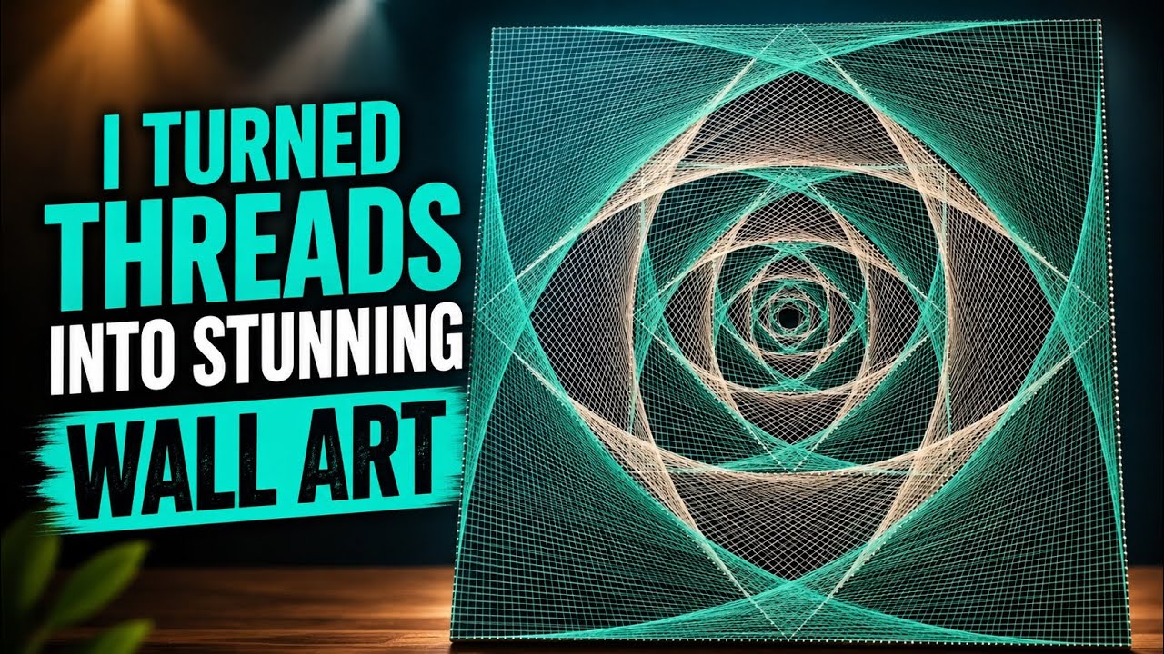 #7 STRING ART Magic eye