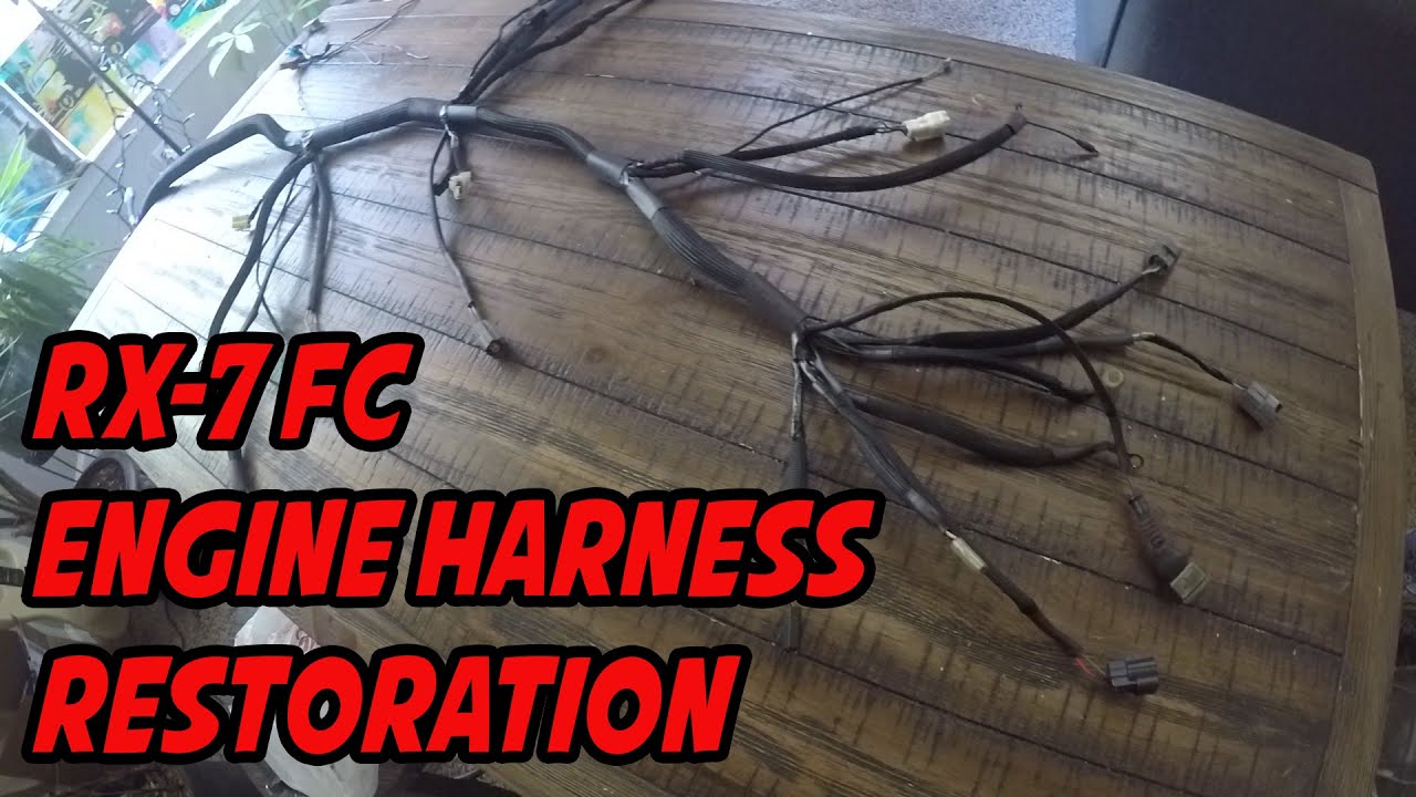 RX7 FC Build Ep.02 | FC3S Engine Harness Restoration /Rebuild