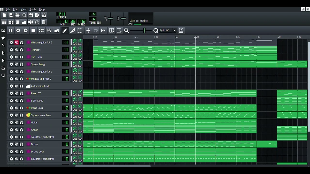 unfinished deltarune fanmade battle track thingy in lmms idk (angel.mppz)