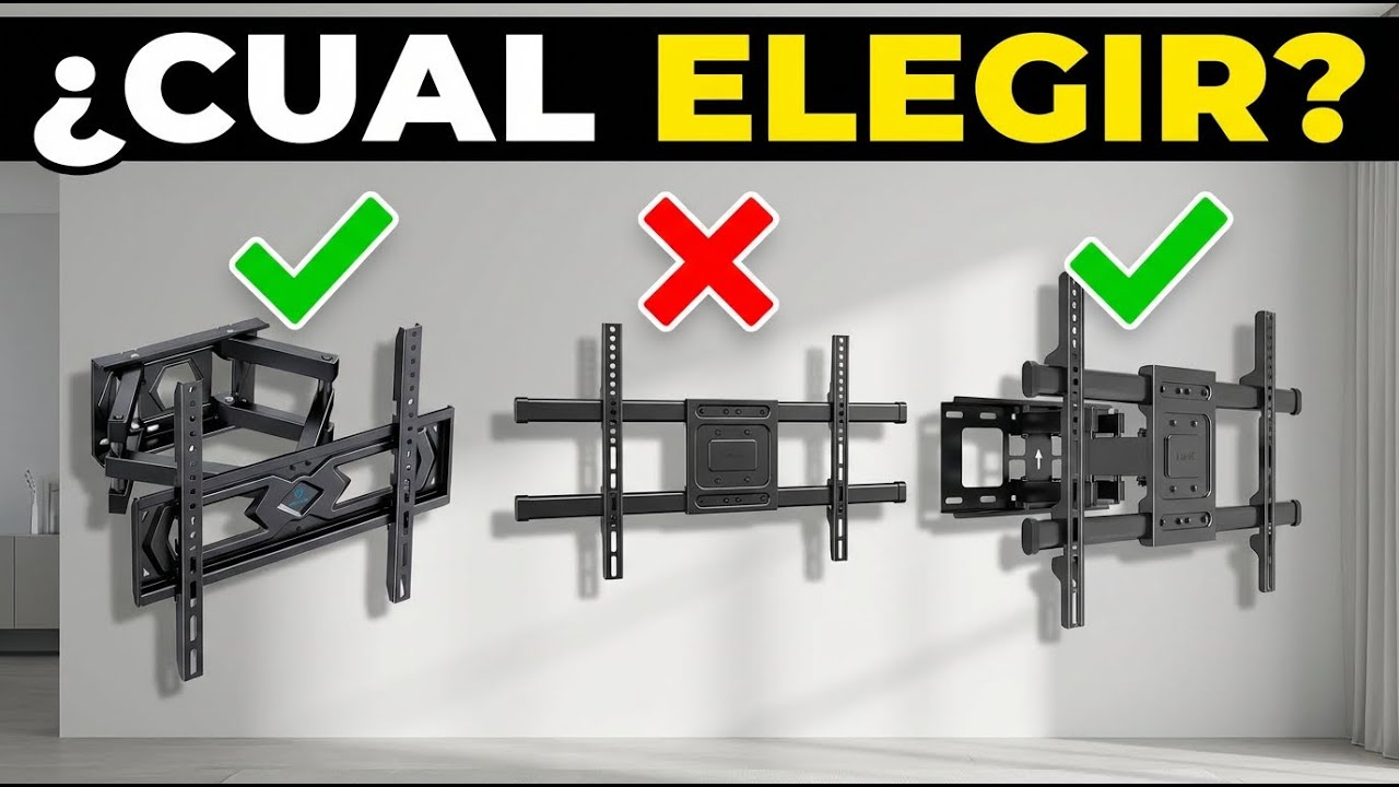 ✅ Los 5 MEJORES SOPORTES de PARED para TV 2026 | SOPORTES TV UNIVERSALES Amazon Calidad Precio