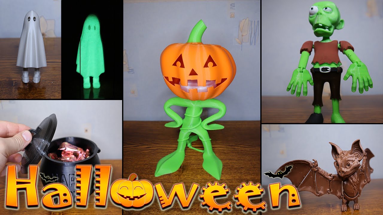 8 3D Printing ideas for Halloween - Halloween 3D Prints