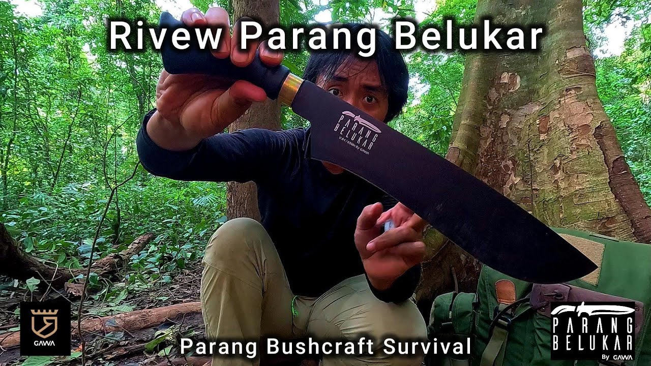 Rivew Parang Belukar. Parang Yang Cocok Untuk Kegiatan Bushcraft dan Survival. Made In Indonesia