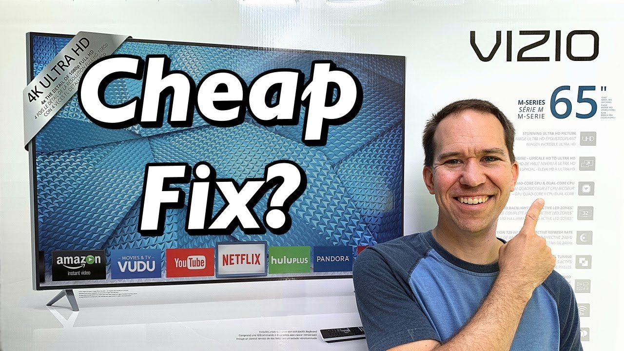 У меня сломался 65-дюймовый 4K-телевизор. Как я починил Vizio M65-C1 (телевизор не включается)