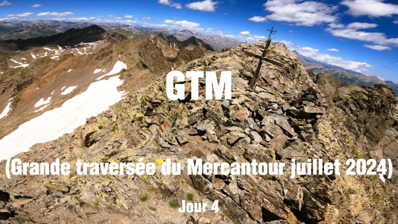 GTM (grande traversée du Mercantour 2024) jour 4.