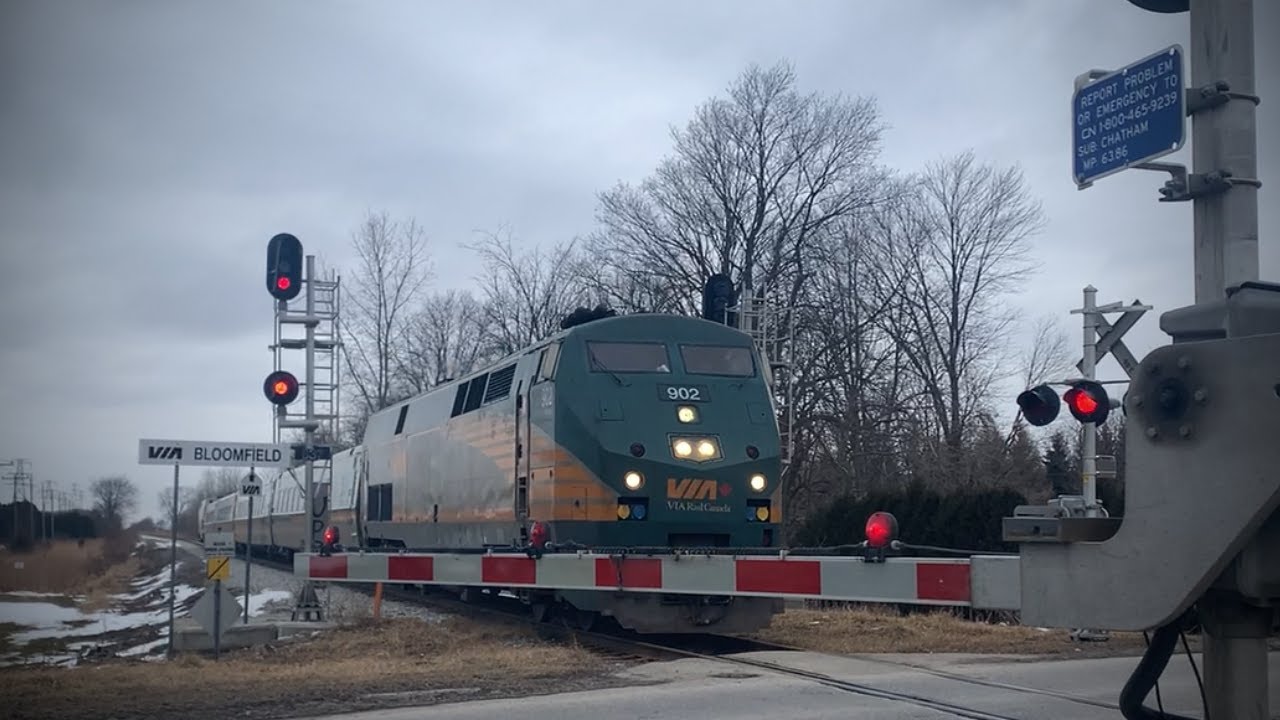 Unwrapped P42! VIA 76 in Chatham, ON