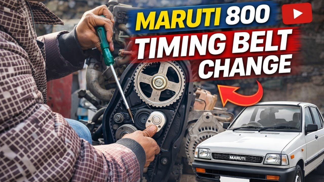Maruti 800 Timing belt change and timing setting