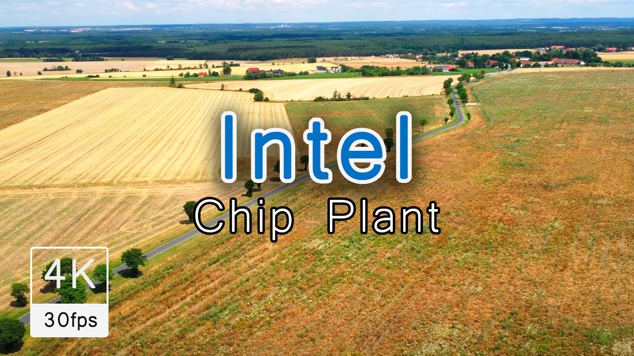 Intel Chip Plant - Kadłub/Miękinia/Wrocław, Poland - July 2023 - 4K 30FPS HDR