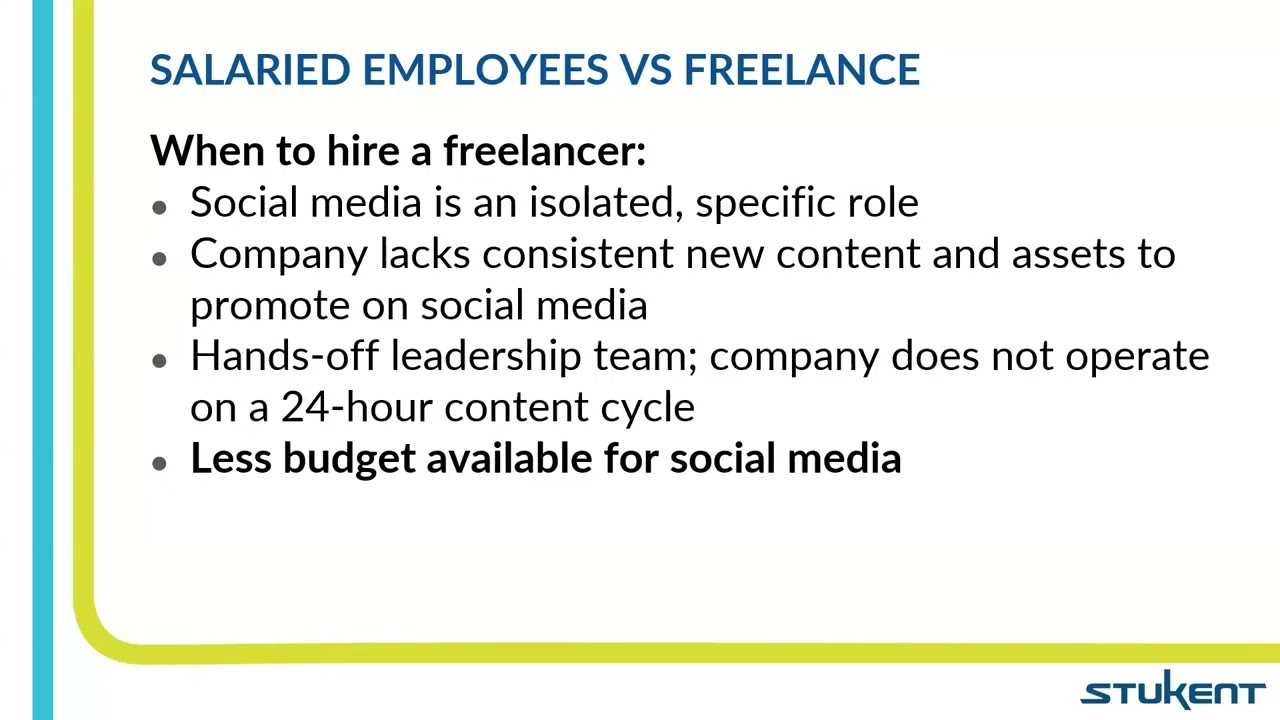 Hire a Social Media Coordinator or Freelancer?