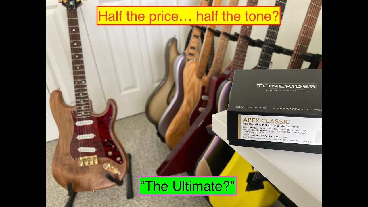 Ain't No Sunshine/The Wizard: Tonerider Apex Classic Noiseless Strat Set (No Talking, All Jams)