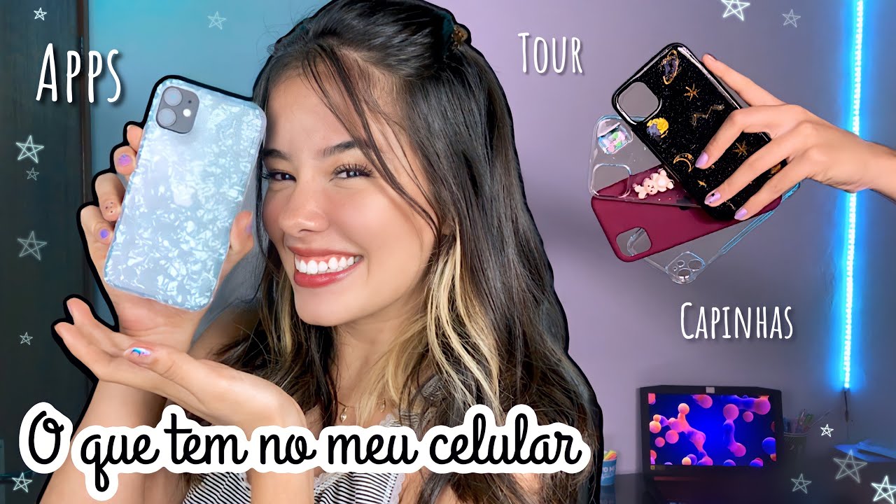 O QUE TEM NO MEU CELULAR  | iphone 11 ~ Tour, capinhas e apps