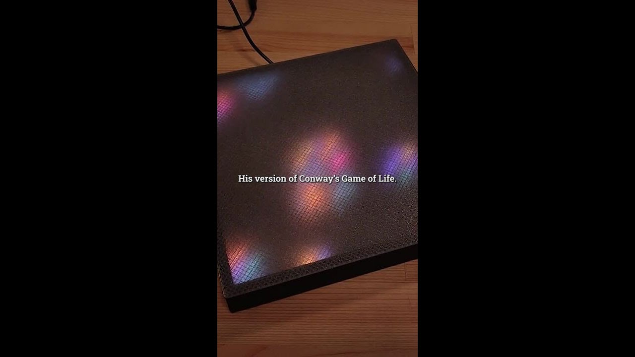 3D Printed LED Art Projects by Andrei Erdei #LED #Neopixel #3Dprinting #DIY #MakerUpdate #Shorts