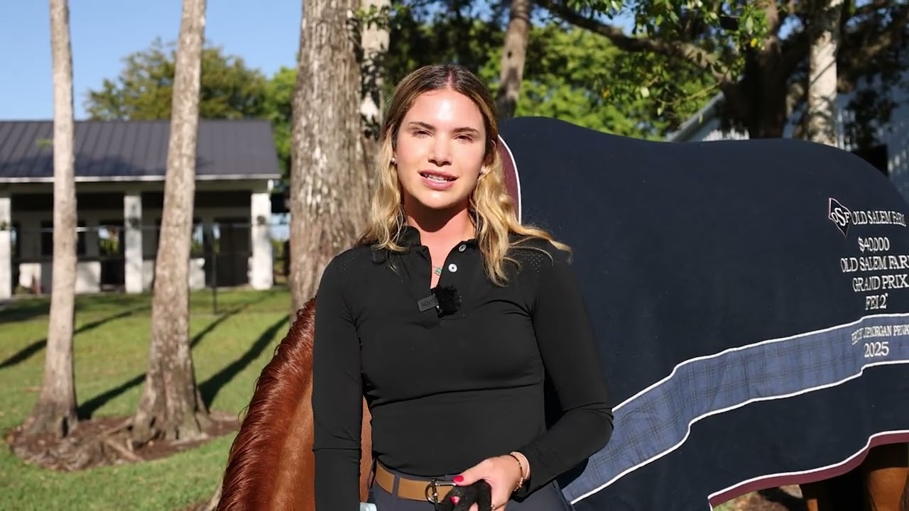 Елена Хаас и Клод | Прошли квалификацию на Гран-при Rolex US Equestrian Open