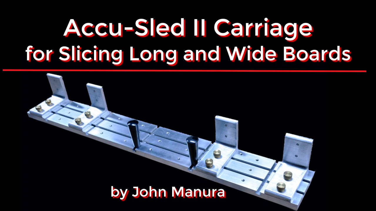 Каретка Accu Sled II для Accu-Slice — для резки длинных и широких досок (115)