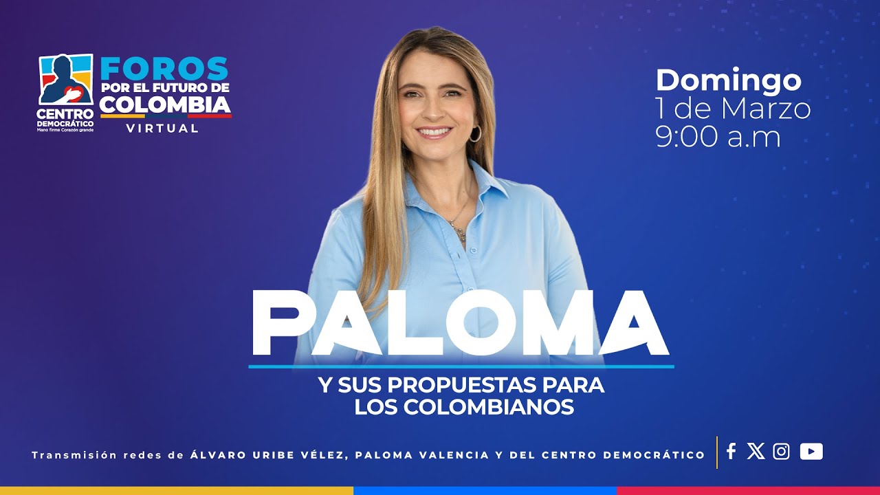 Paloma y sus propuestas para los colombianos
