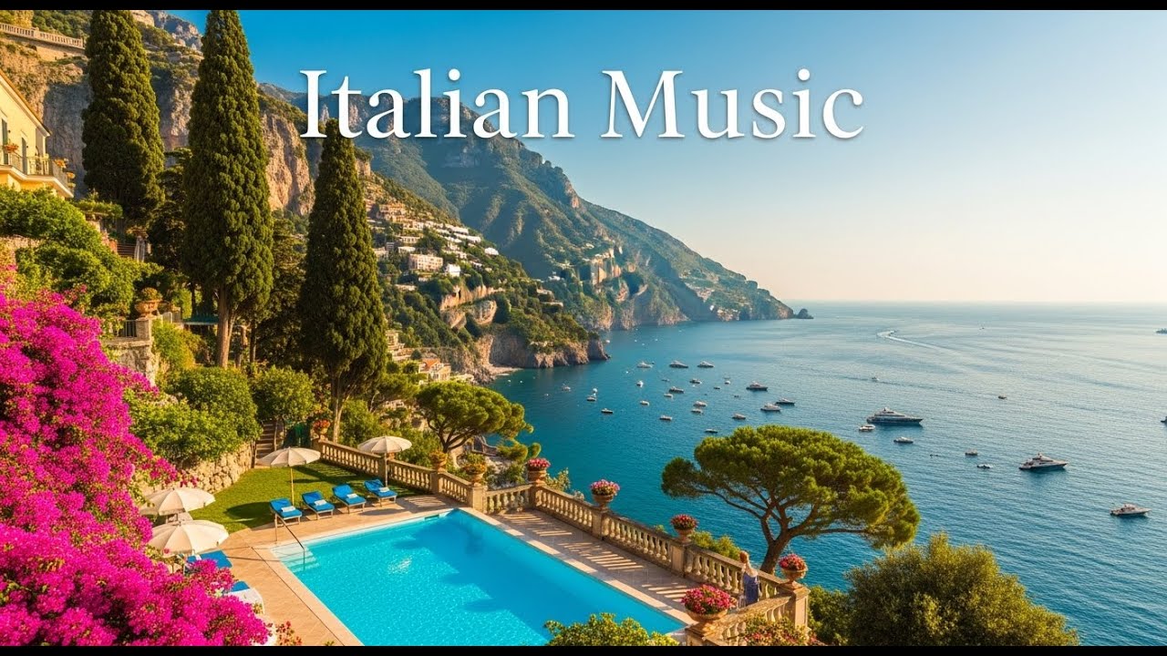 🎶 Mediterranean Chill Music 🌊 Italian Greek Vibes with Scenic Sea Views