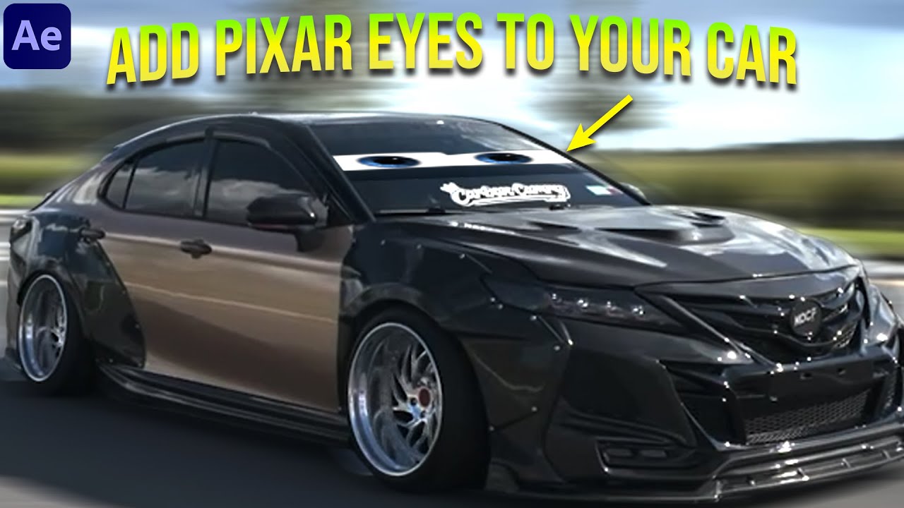 Add Pixar Eyes to Your Car in After Effects