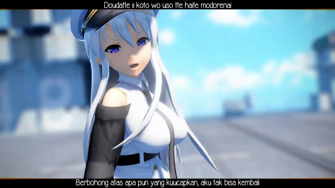 【MMD】ゴーストルール/Ghost Rule by USS Enterprise from Azur Lane~ With Kara/Translation