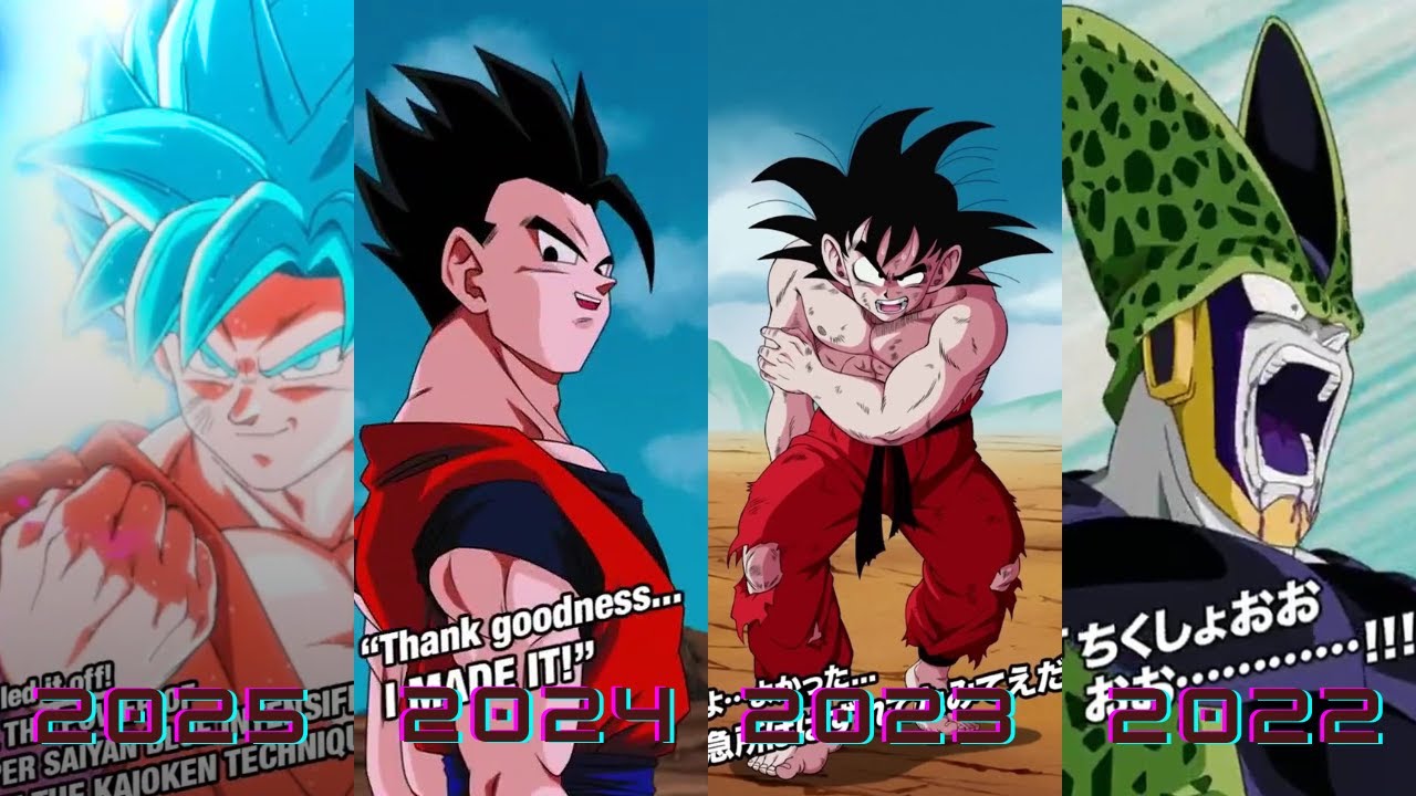 Evolution of Golden Week Units Animations 2017-2025 DBZ Dokkan Battle
