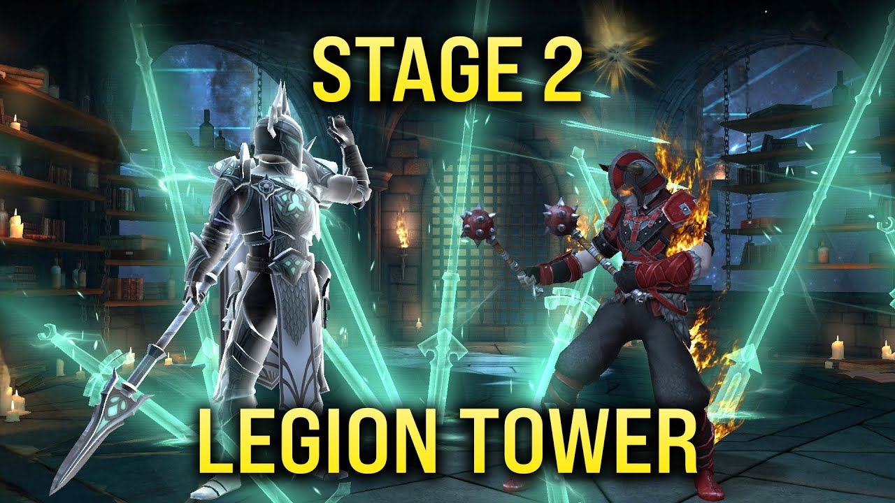 Stage 2: Legion Tower! Complete Walkthrough 🔥 Shadow Fight 3