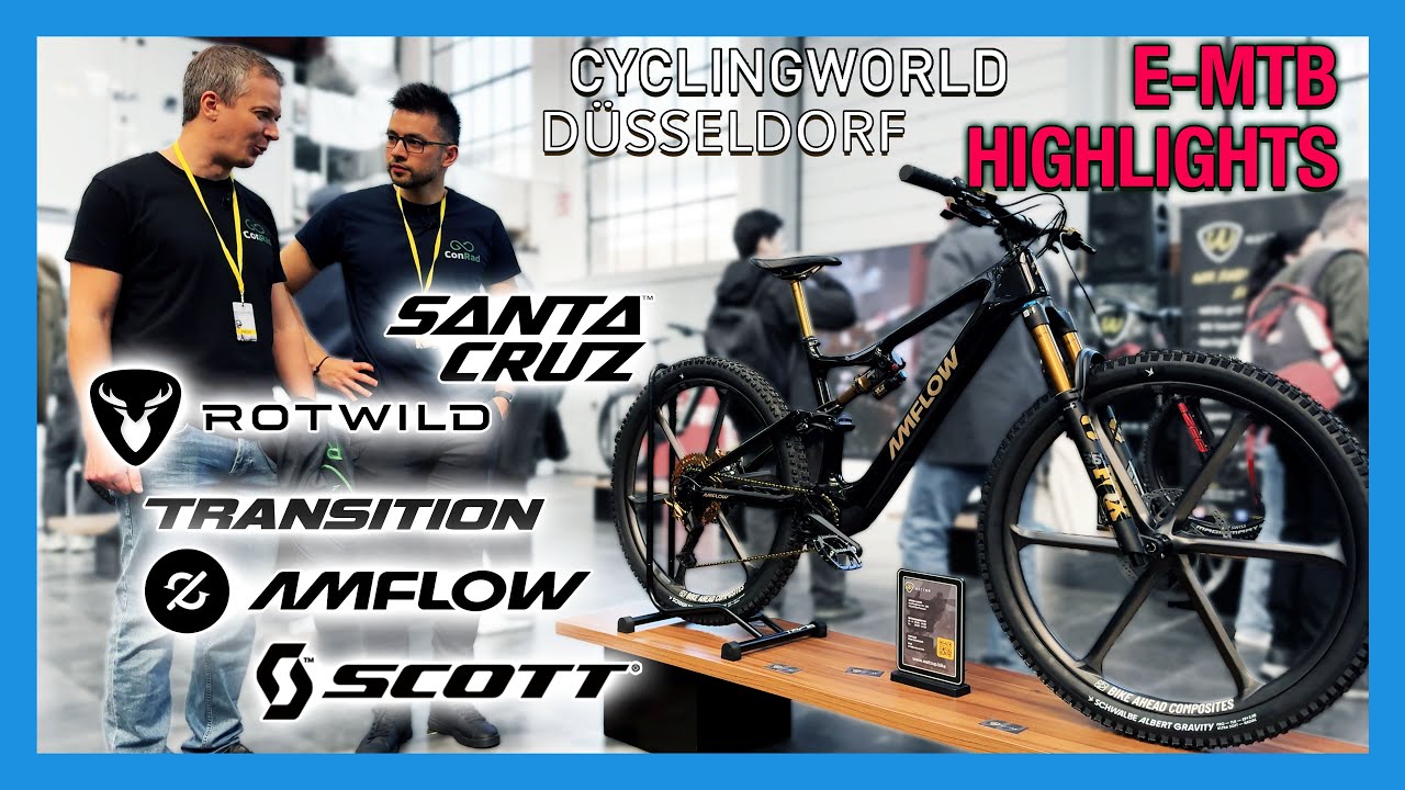 Cyclingworld Higlights 2025: DJI Amflow, Rotwild, Santa Cruz, Transition, Scott