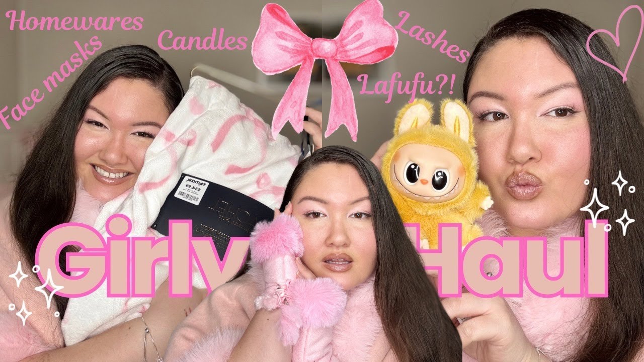 🎀 Girly Haul🎀~ Lafufu?! Self Care, Home wares and more!