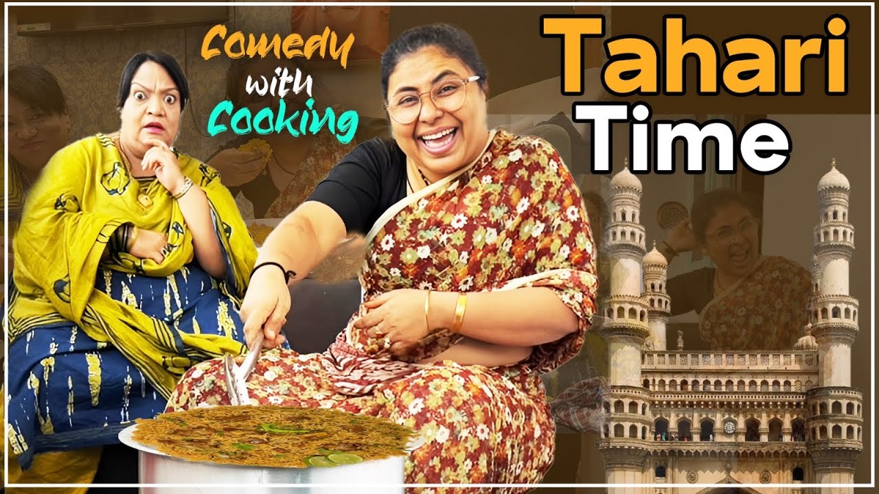 Tahari Time || Kirak Hyderabadi Khala Ke Kitchen Mein Mutton Tahari Ka Hungama | Comedy with Cooking