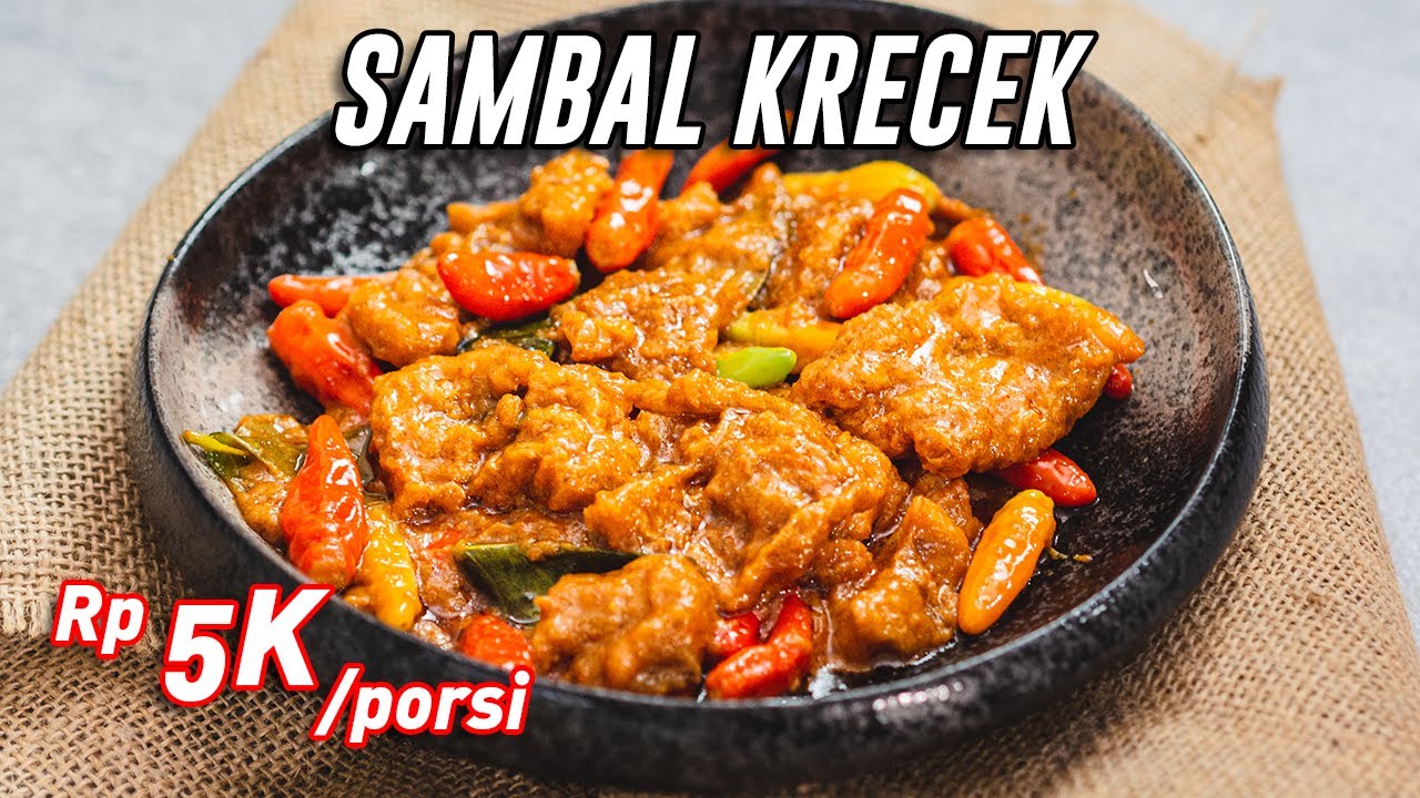 Lembut ! Meresap Sampai Dalam ! Resep Sambal Krecek