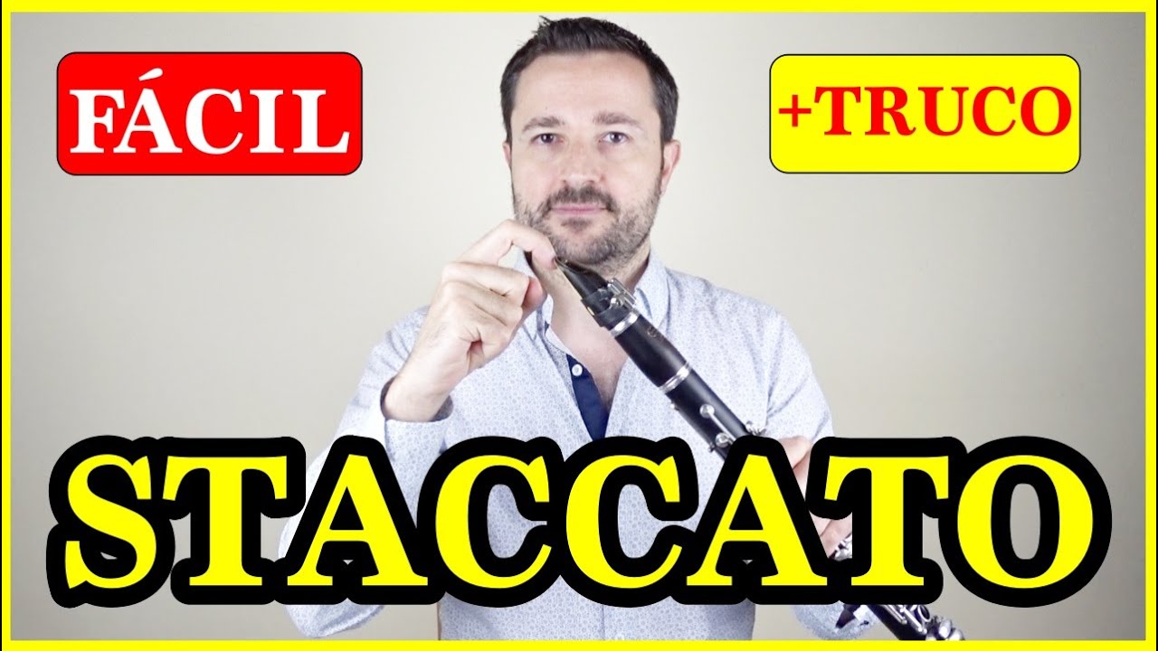 ★STACCATO★ (o picado) en el CLARINETE | ✅fácil + 🎁TRUCO MUY BUENO!!!