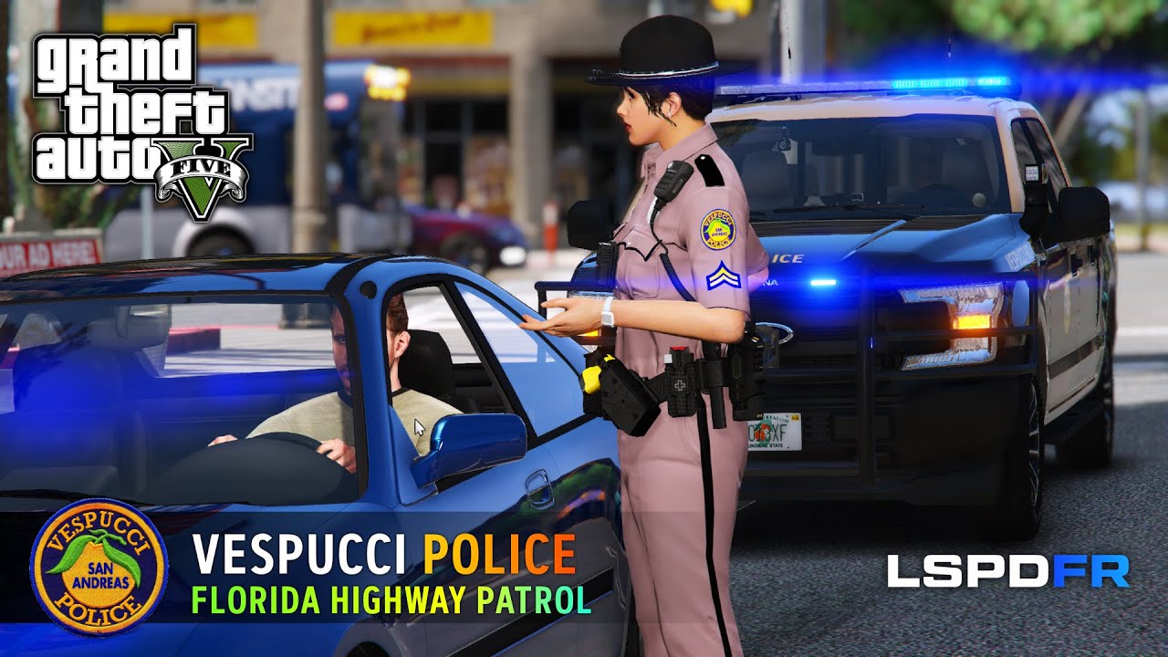 GTA 5 LSPDFR - Vespucci Police (Florida Highway Patrol | FHP) [No Commentary] [105]
