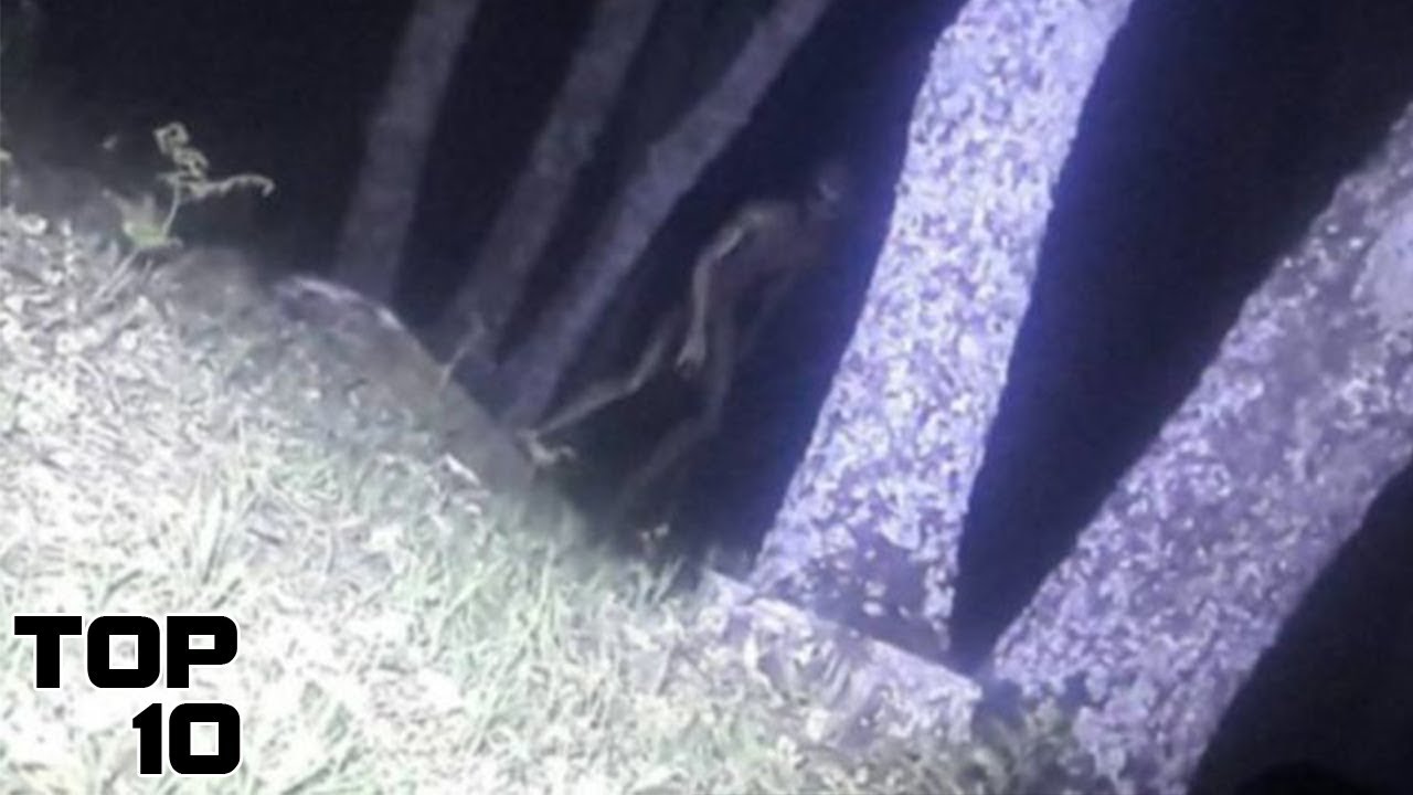 Top 10 Scary Things Caught On Camera In The Woods - Part 3