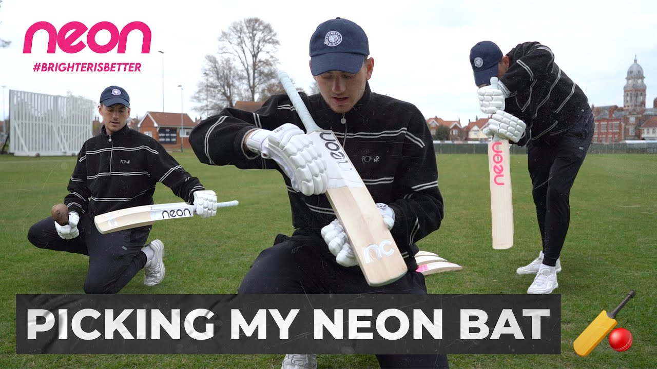 These bats are incredible 🤯 Picking my new Neon Bat 🏏