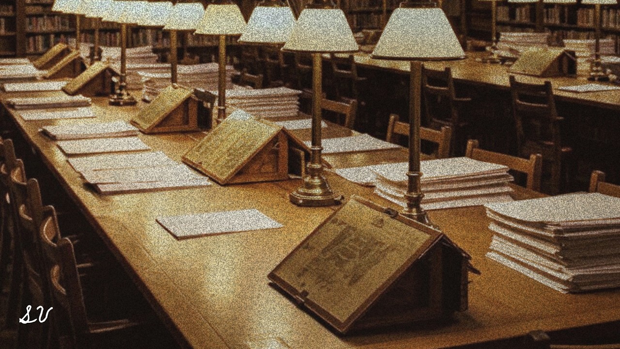 The Lamp Is Low. The Pages Turn | Dark Focus Academia