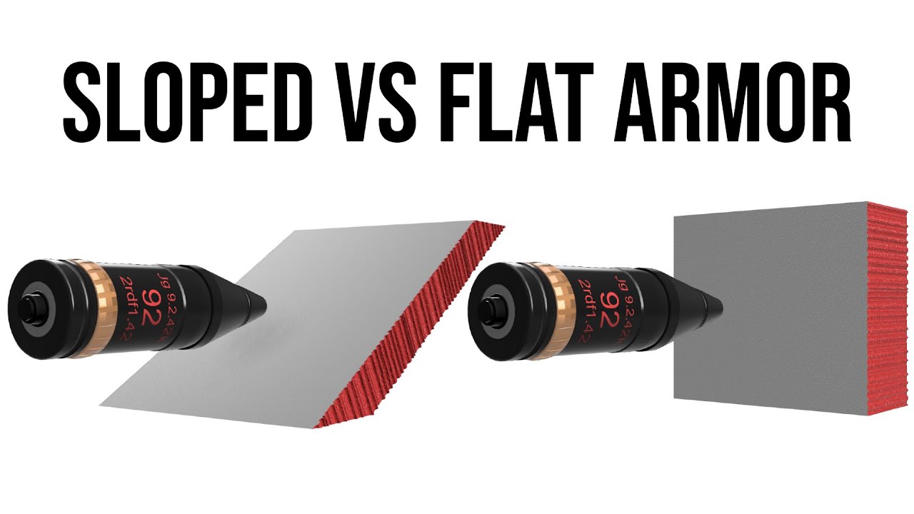 Sloped Armor VS Flat Armor Simulation