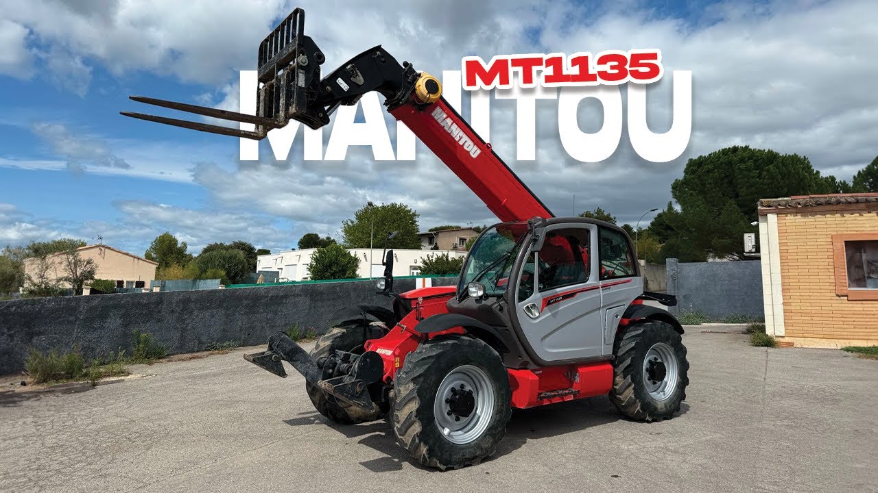 PRÉSENTATION CHARIOT TÉLÉSCOPIQUE MANITOU MT1135