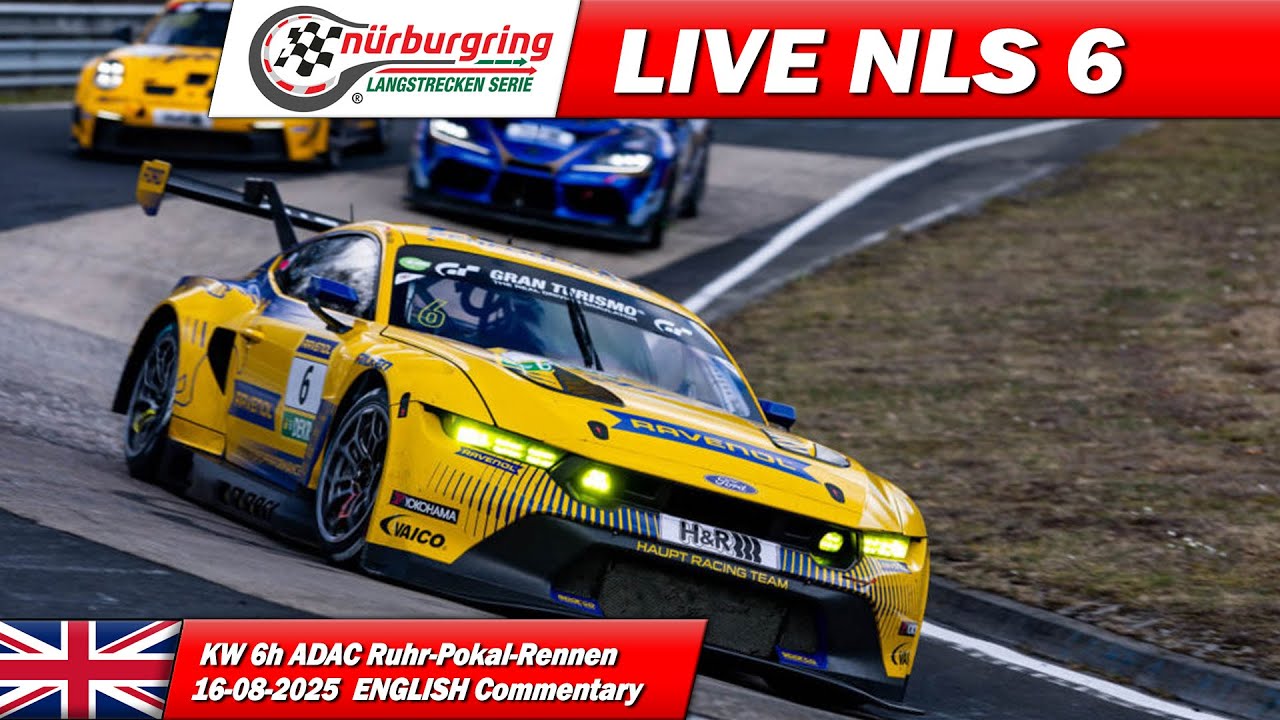 🔴 LIVE: N&Uuml;RBURGRING Race 6 | 🇬🇧 | N&uuml;rburgring Endurance Series 2025