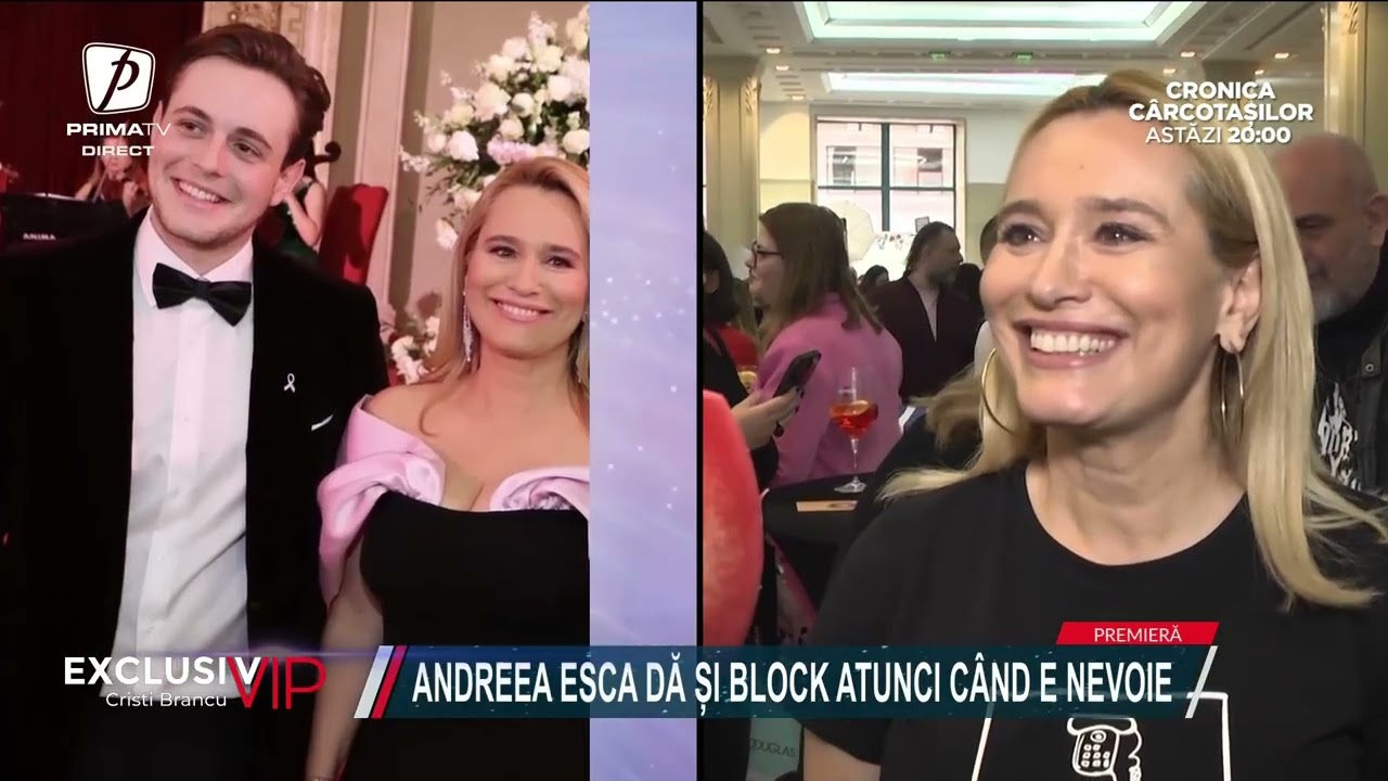 Cui a dat Andreea Esca primul mesaj atunci c&acirc;nd și-a cumpărat primul telefon mobil