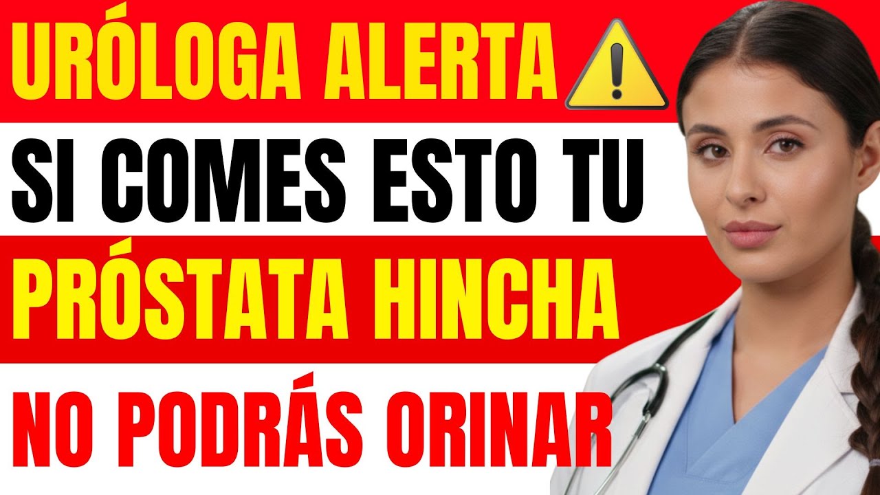 DEJA de comer esto AHORA: 3 alimentos que INFLAMAN tu próstata y pueden dejarte sin orinar