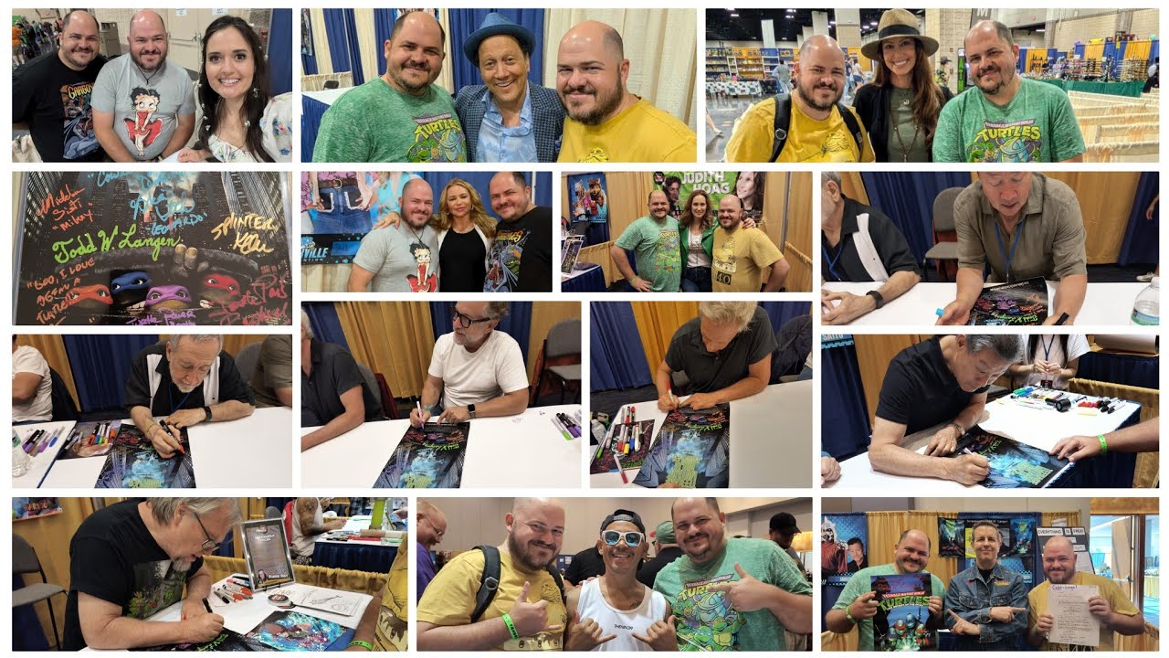 Fanboy Expo Knoxville 2024 Teenage Mutant Ninja Turtles Cast, Rob Schneider, Shannon Elizabeth