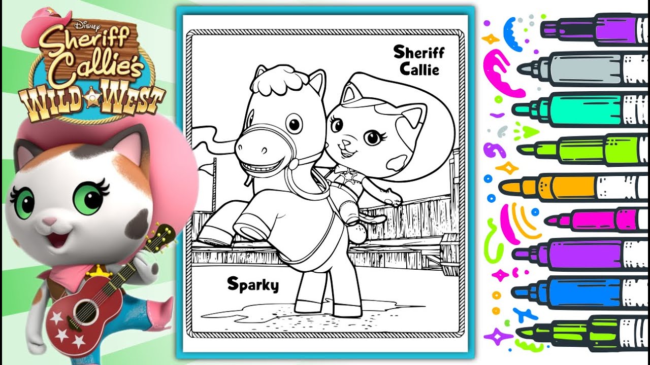 Sheriff Callie's Wild West Coloring Pages for Kids | Disney Jr. Coloring Pages